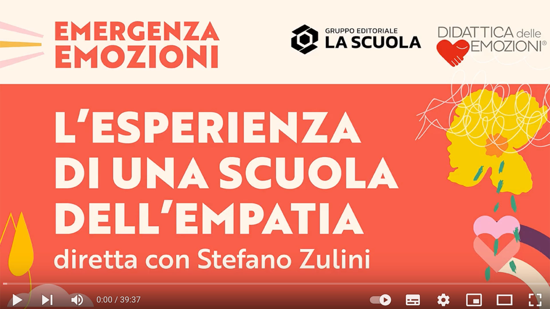 Emergenza emozioni: l'esperienza di una scuola dell'empatia, ospite Stefano Zulini. Diretta Facebook